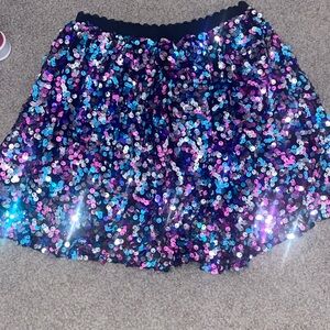 Sequin Skirt in Multicolor